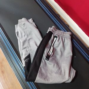 Spaulding Men's Black & Gray Joggers. Size L
